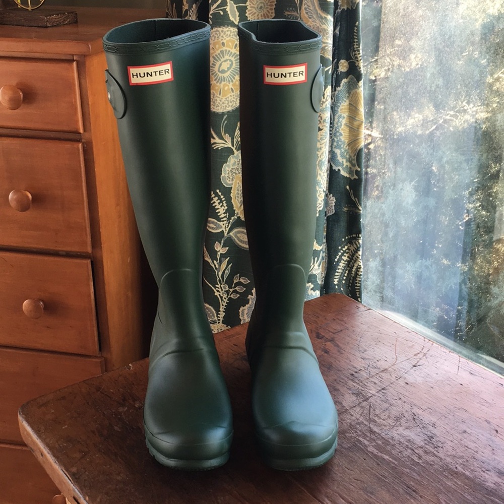 Hunter Green Women's Winter & Rain Boots
